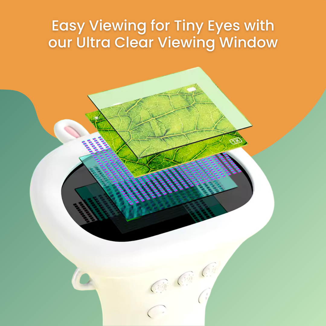 Mini Microscope for Kids: Portable Pocket Microscope STEM Science Tool Viewer