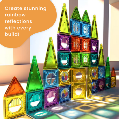 Magnetic Tiles Marble Run Set –  A Build-It-Yourself Ball Run for Kids Reflections