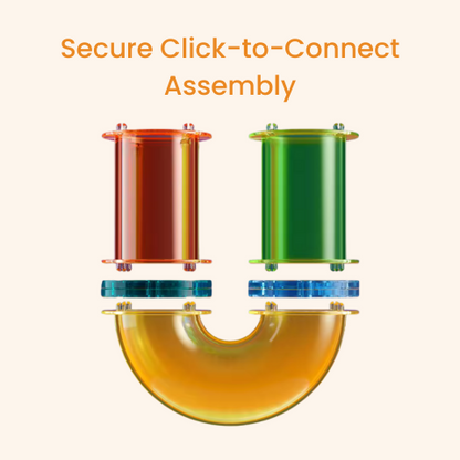Magnetic Tiles Marble Run Set –  A Build-It-Yourself Ball Run for Kids Click to Connect